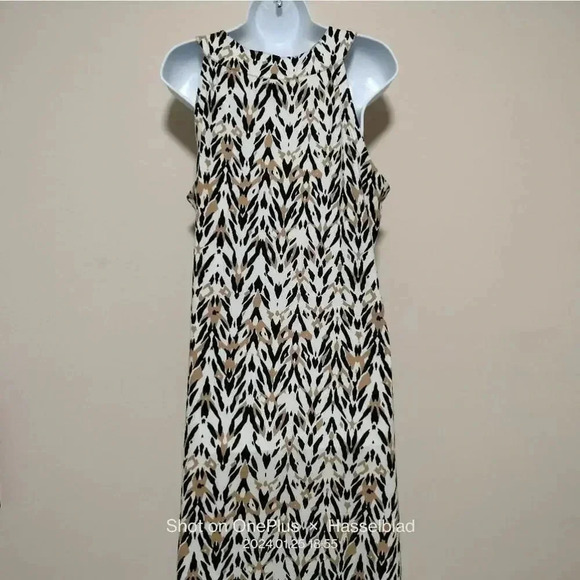 Natural Reflections Size Large Leopard Print Sleeveless Tank Dress - Picture 5 of 7
